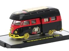 VW Volkswagen T1 Bus - Double Cab Camper - 1959 - black / red - M2 1:64 comprar usado  Enviando para Brazil
