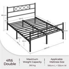 Double bed frame for sale  IPSWICH