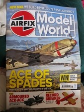Airfix Model World MAIO 2025 1/48 Bf 109E, 1/72 Macchi MC.72, Revell 1/72 F-35A, usado comprar usado  Enviando para Brazil