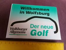 Aufkleber sticker wolfsburg gebraucht kaufen  Lehre
