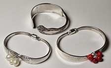 Handcrafted silverware bracele for sale  Edmonds