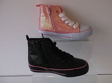 Sapato glitter feminino rosa ou preto ponto na lona: H4093 comprar usado  Enviando para Brazil