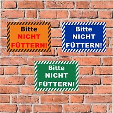 Schild bitte füttern gebraucht kaufen  Heidenrod