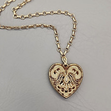 Vtg heart necklace for sale  Germantown