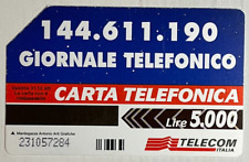 Carta telefonica giornale usato  Lacchiarella