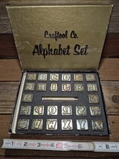 Vintage craftool alphabet for sale  Windsor