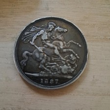 1887 crown coin for sale  WOLVERHAMPTON