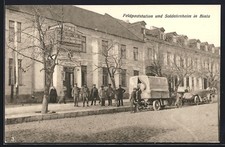 Używany, Biała, poczta polowa i dom żołnierzy, pocztówka  na sprzedaż  Wysyłka do Poland