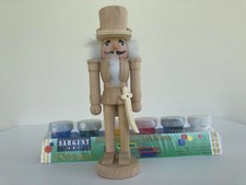 Wooden nutcracker unpainted for sale  Hollywood