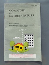 Comptoir entrepreneurs 1963 d'occasion  Blanquefort