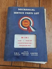 Mechanical service parts for sale  LAUNCESTON
