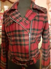 Tartan punk zipper for sale  ULVERSTON