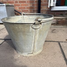 Galvanised planter pot for sale  MALVERN