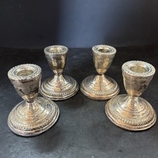 sterling weighted candlesticks for sale  Wytheville