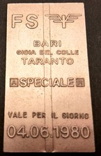 Medaglia elettrificazione bari usato  Parma