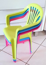 Lot chaises plastiques d'occasion  Marcq-en-Barœul
