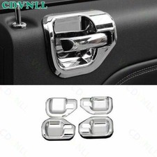 Usado, Para Jeep Compass 2010-2016 cromado prata maçaneta interna porta tigela acabamento quadro 4 peças comprar usado  Enviando para Brazil