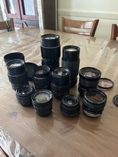 Lot camera lenses for sale  Seekonk