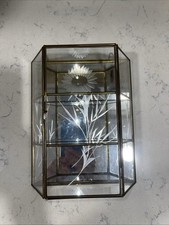 Etched glass brass for sale  Byron Center