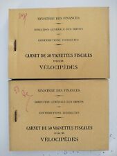 Carnets vignettes fiscales d'occasion  Muret