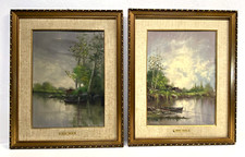 Coppia dipinto olio usato  Varallo Pombia