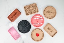 Clássico britânico, cortador de biscoitos, selo em relevo, glacê fondant, impresso em 3D comprar usado  Enviando para Brazil