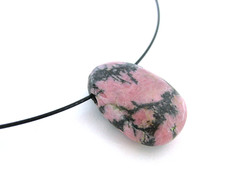 Rhodonit anhänger halsreif gebraucht kaufen  Uhingen