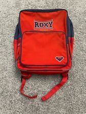 Mochila escolar vintage ROXY Austrália ajustável anos 90 Y2K vermelha 17 litros comprar usado  Enviando para Brazil