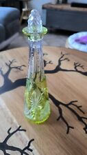 Carafe cristal jaune d'occasion  Bischwiller