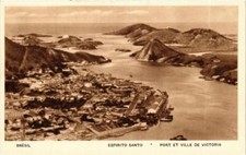 CPA AK Espirito Santo. Port et ville de Victoria. BRAZIL (621796) comprar usado  Enviando para Brazil
