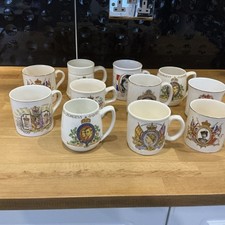 Coronation mugs royalty for sale  LOOE