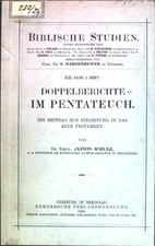 Doppelberichte pentateuch beit gebraucht kaufen  Koblenz