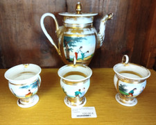Verseuse tasses porcelaine d'occasion  Yffiniac