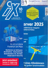 iX Magazin, 10/2024: Windows Server 2025  ++ wie neu ++ comprar usado  Enviando para Brazil