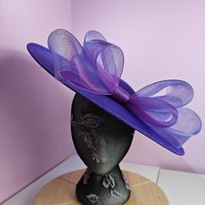 Purple large fascinator for sale  HIGH WYCOMBE