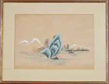Quadro ricamo vintage usato  Carrara