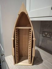 Wood canoe decor for sale  CANVEY ISLAND