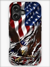 Usado, Nova Capa Resistente Logotipo Águia Americana e Bandeira iPhone 11-16 Pro Max Fabricada nos EUA comprar usado Usado, Nova Capa Resistente Logotipo Águia Americana e Bandeira iPhone 11-16 Pro Max Fabricada nos EUA comprar usado  Enviando para Brazil