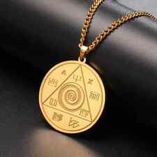 Poderoso Collar Colgante de Abraxas Protección Dinero Talismán Amuleto Espiritual segunda mano  Embacar hacia Mexico