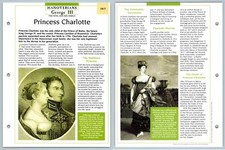 Cartão maxi Princess Charlotte - 1817 Hanoverians Atlas Kings & Queens Of GB comprar usado  Enviando para Brazil