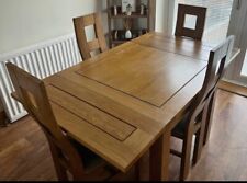 Solid oak dining for sale  SOUTH SHIELDS