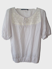 Shirt rundhals häkelapplikati gebraucht kaufen  Wartenberg