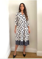 Monsoon white navy for sale  CHIGWELL