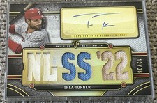 2024 Topps Triple Threads Phillies Auto Relic Trea Turner #TTAR-TRE4 12/36 segunda mano  Embacar hacia Mexico