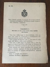 Decreto passaggio servizio usato  Tivoli