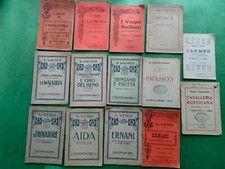 Libretti opera anni usato  Arezzo