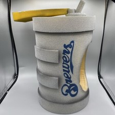 Usado, Chapéu de espuma Milwaukee Brewers Miller Lite barril promocional jogo exibição fantasia 15" x 9" comprar usado  Enviando para Brazil