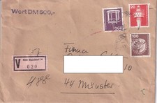 Wertbrief 500 briefmarken gebraucht kaufen  Deutschland