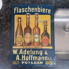 Blechschild brauerei adelung gebraucht kaufen  München