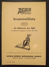 Agria 1800 mähwerk gebraucht kaufen  Dobel